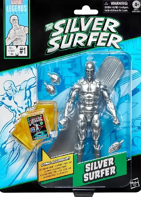 MARVEL LEGENDS ACTION FIGURE SILVER SURFER 15 CM